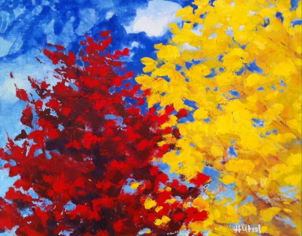 Sunny Maples by Helen Utsal
