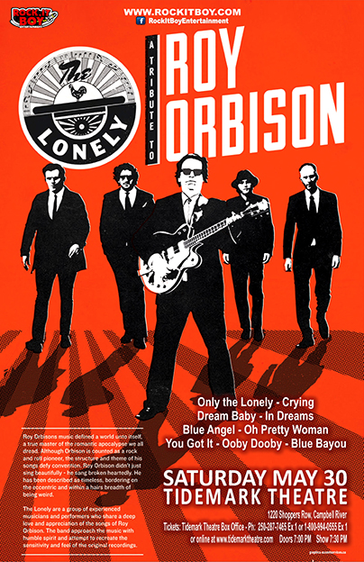 THE LONELY Tribute to Roy Orbison