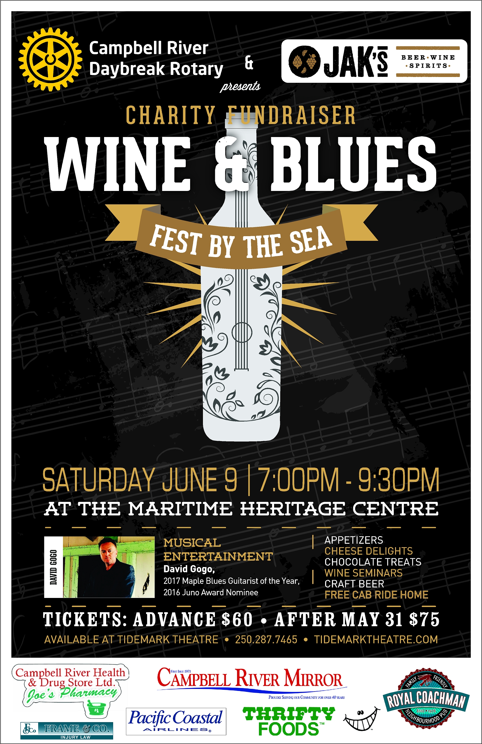 Wine & Blues Fest by the Sea 2018